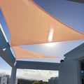 SUNNY GUARD Custom Size 14'x16'x16' Peach Fuzz Sun Shade Sail Right Triangle UV Block Shade for Backyard Yard Patio Deck Garden(Customized)