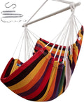 ADVOKAIR Hammock Chair Swing, Heavy-Duty Hanging Rope Swing Seat Supports 500 Lbs, Ideal for Outdoor Patio, Backyard, Porch, Deck & Indoor Bedroom Use