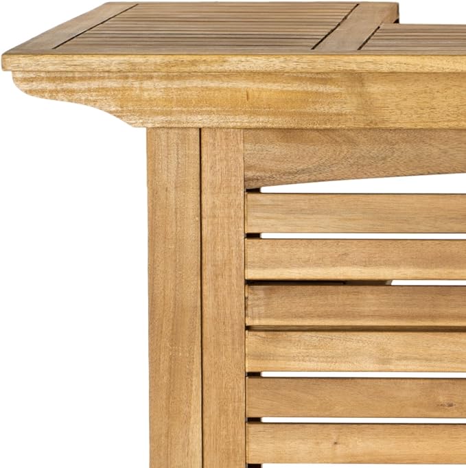 Safavieh Outdoor Collection Monterey Teak Bar Table - Teak Brown