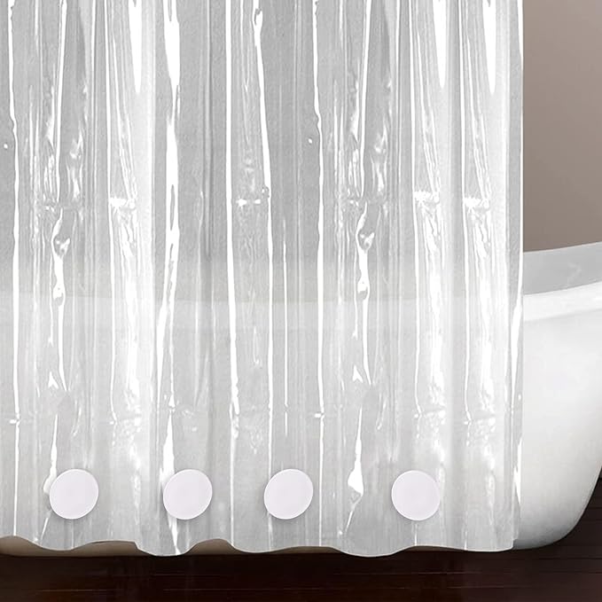 Magnetic Shower Curtain Weights, Rubber Covered Heavy Duty Weights, Prevent Curtain Liner from Blowing Around, Work for Drapery, Tablecloth, Flag, Outdoor Curtain 5 Pairs(Pack of 10)