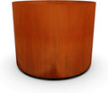 PLANTERCRAFT Corten Steel Metal Planter Box, Round Sizes, Modern Garden Steel planters for Commercial and Residential Outdoor Use.