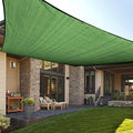 LOVE STORY Custom Size 4'x8' Piquant Green Sun Shade Sail Rectangle UV Block Canopy Patio Sail Sunshades Fabric for Outdoor Garden Carport (We Make Custom Size)