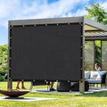 Artpuch Outdoor Pergola Shade Cover 16x20 FT Sun Shade Cloth with Grommets Black 90% UV Protection Canopy Patio Privacy Screen (Customized Available)