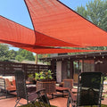 LOVE STORY Custom Size 19'x19'x19' Terra Red Sun Shade Sail Triangle Sunshade Fabric Awning Canopy for Patio Backyard Carport Pergola (Customized)