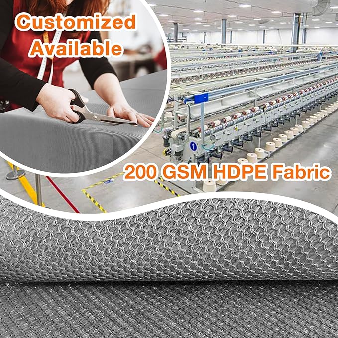 Artpuch Outdoor Pergola Shade Cover 15x21 FT Sun Shade Cloth with Grommets Light Grey 90% UV Protection Canopy Patio Privacy Screen (Customized Available)
