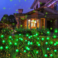 Kohlrabi Solar St Patricks Day Lights Outdoor, 2 Pack 20 LED Solar Green Firefly Lights, Waterproof Wind Swaying Light for St. Patrick's Day Irish Day Outside Yard Patio Decoration