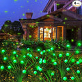 Kohlrabi Solar St Patricks Day Lights Outdoor, 4 Pack 40 LED Solar Green Firefly Lights Waterproof, Starburst Wind Swaying Light for Outside Yard Patio Planter Flower Bed Walkway Christmas Decoration