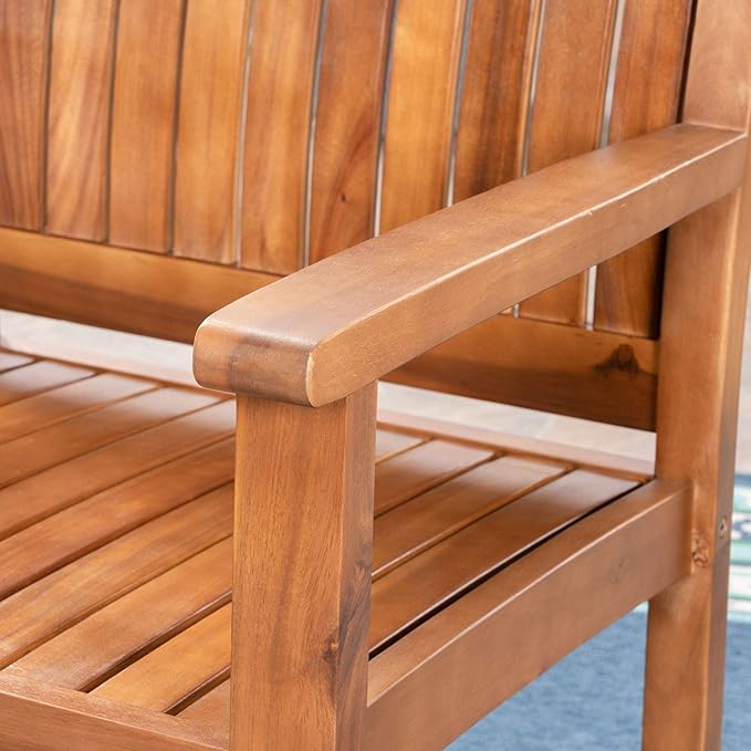 Christopher Knight Home Kally Outdoor Five Piece Acacia Dining Set, Teak Finish