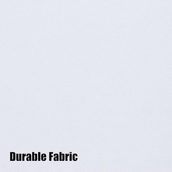 BONZER Outdoor Waterproof Curtains for Patio Privacy Grommet Light Filtering Outside Curtains for Gazebo, Porch, Pergola, Pavilion, 1 Panel, 84W x 95L inch, White