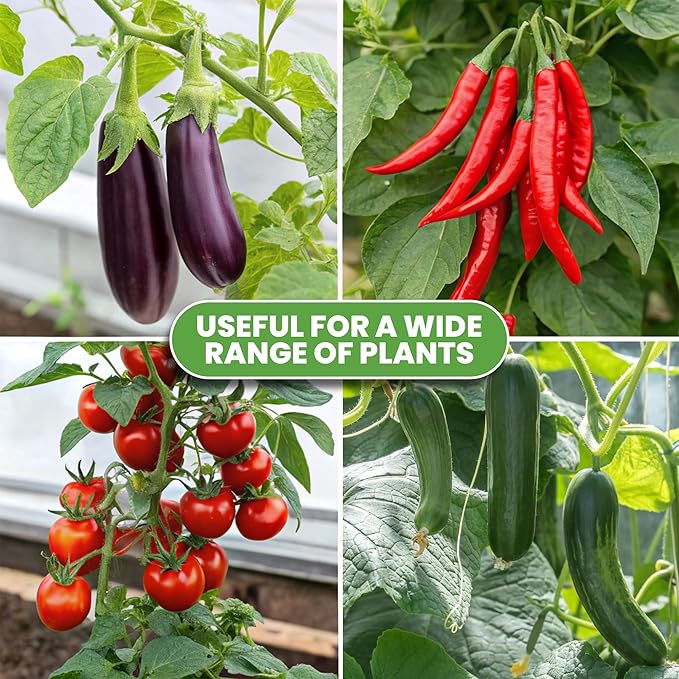 Tomato Cage Square - Large Trellis Stakes and Plant Support Structures for Vegetables and Climbing Plants - Tall Tomato Cages for Garden, Pots, Raised Garden Bed Outdoor Supplies (1 Pack - Up to 58")