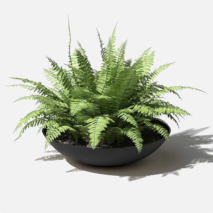 Veradek Mason Series Lane Bowl Planter| for Indoor or Outdoor Tabletops/Gardens |Made from Plastic-Stone Composite with Drainage Holes|Modern Décor for Flowers, Succulents, Small Plants