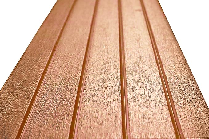 Bench, Redwood Top with Black Sides, 2 Pack - Proudly Made in The USA, Click and Lock Hardware-Free Assembly, Durable and Stylish Outdoor Seating