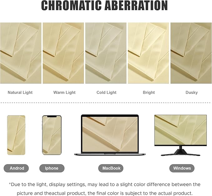 BONZER Outdoor Waterproof Curtains for Patio Wide Grommet Light Filtering Outside Curtains for Gazebo, Porch, Pergola, Pavilion, 1 Panel, 110W x 84L inch, Cream