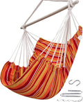 ADVOKAIR Hammock Chair Swing, Heavy-Duty Hanging Rope Swing Seat Supports 500 Lbs, Ideal for Outdoor Patio, Backyard, Porch, Deck & Indoor Bedroom Use