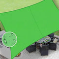 LOVE STORY Rectangle 5'x9' Waterproof Sun Shade Sail Canopy UV Block for Outdoor Patio Backyard Carport,Fruit Green(We Make Custom Size)
