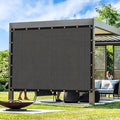 Artpuch Outdoor Pergola Shade Cover 13x21 FT Sun Shade Cloth with Grommets Dark Grey 90% UV Protection Canopy Patio Privacy Screen (Customized Available)
