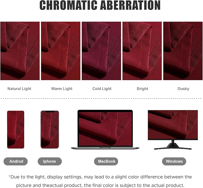 BONZER Outdoor Curtains for Patio Waterproof Thick Privacy Grommet Light Filtering Outside Curtains for Porch Pergola Gazebo Deck, 1 Panel, 84W x 108L inch, Red