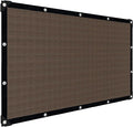 Sun Shade Cloth for Outdoor Patio,Pergola Shade Cover with Grommets Deck Shade Privacy Screen Balcony,90% UV Protection Shade Fabric Brown Sunshades for Garden Backyard Outdoor,Mocha-8x10FT