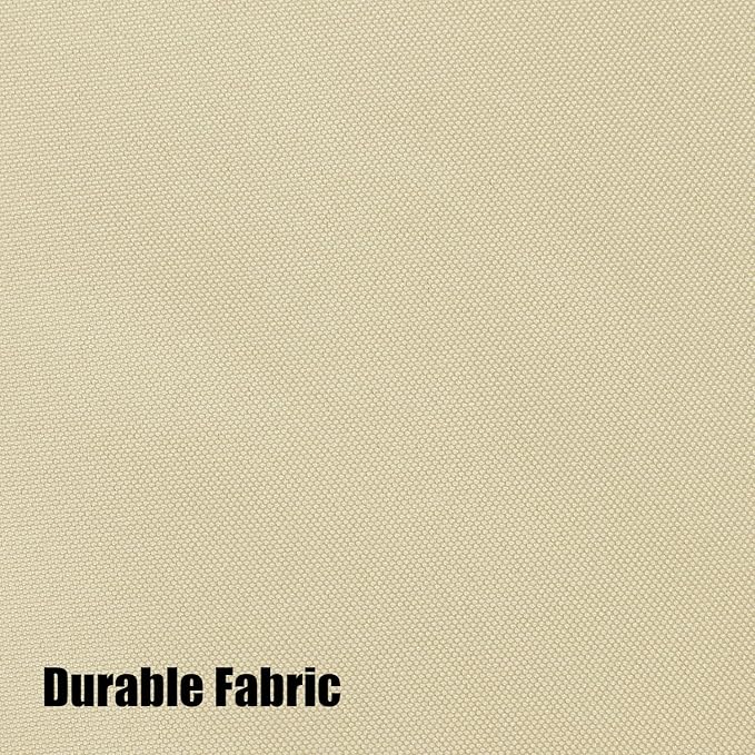 BONZER Outdoor Waterproof Curtains for Patio Wide Grommet Light Filtering Outside Curtains for Gazebo, Porch, Pergola, Pavilion, 1 Panel, 110W x 84L inch, Cream