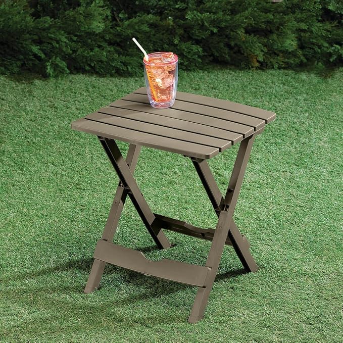 Adams Quik-Fold Side Table, 1, Portobello