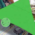LOVE STORY Right Triangle 12'x24'x26.8' Waterproof Sun Shade Sail Canopy UV Block for Outdoor Patio Backyard Carport,Fruit Green(We Make Custom Size)