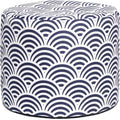 Jaxx Spring Indoor/Outdoor Bean Bag Pouf Ottoman, Nippon Koi