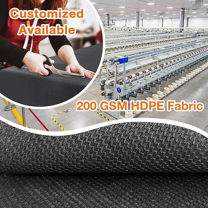 Artpuch Outdoor Pergola Shade Cover 22x24 FT Sun Shade Cloth with Grommets Dark Grey 90% UV Protection Canopy Patio Privacy Screen (Customized Available)