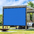 Artpuch Outdoor Pergola Shade Cover 8' X 17' Sun Shade Cloth with Grommets, 90% UV Protection Canopy Patio Privacy Screen (Customized Available) GN107, Blue