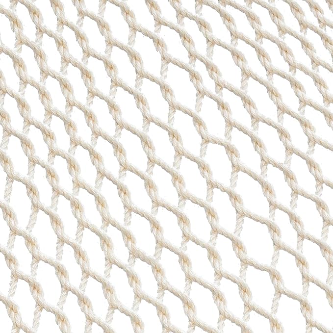 Lazy Daze Hammocks 10.5 FT Double 2 Person Caribbean Rope Hammock, Hand Woven Polyester Hammock with Spreader Bars, for Outside Outdoor Backyard Patio Poolside, 450 LBS Capacity, Cream