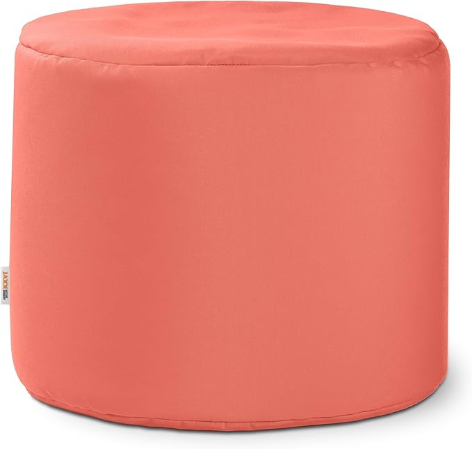 Jaxx Spring Indoor/Outdoor Bean Bag Pouf Ottoman, Flamingo