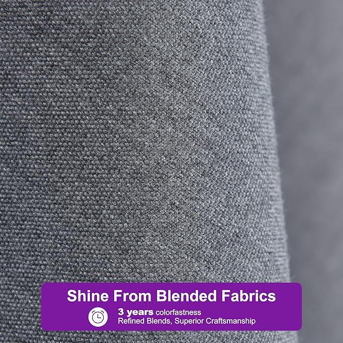 PURPLE LEAF 10' X 13' Rectangle Patio Umbrella with Base Outdoor Large Aluminum Cantilever Umbrella with 3-Year Fade Resistance Recycled Fabric and 360-degree Rotation for Deck Pool Garden, Mist Grey