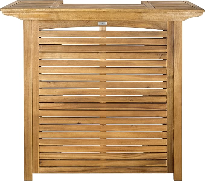 Safavieh Outdoor Collection Monterey Teak Bar Table - Teak Brown
