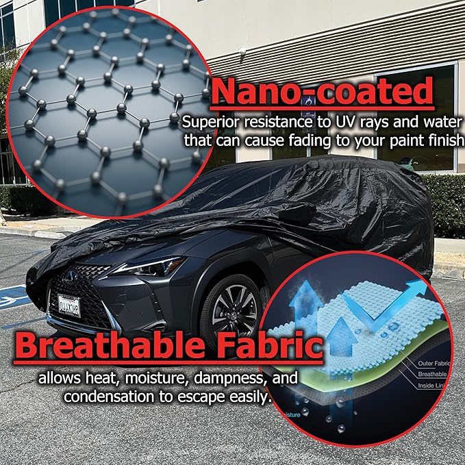Custom FIT Car Cover fits 2020-2025 Chevy Corvette C8 XTREMECOVERPRO Diamond Series Black