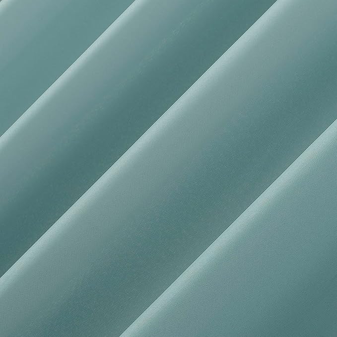 Sun Zero Marina Indoor/Outdoor UV Protectant Energy Efficient Grommet Curtain Panel, 54" x 84", Soft Teal