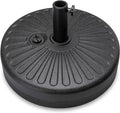 Best Choice Products Fillable Umbrella Base Stand Round Sunburst Plastic Patio Umbrella Base Stand, Pole Holder for Outdoor, Lawn w/ 55lbs Weight Capacity, Adjustment Knob
