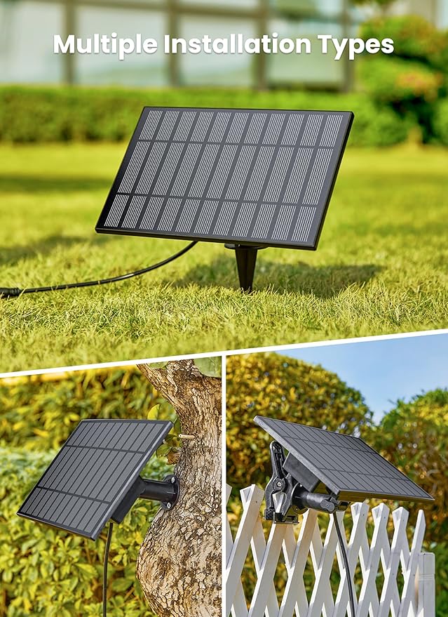 Brightown 108FT 52 LED Solar String Lights Outdoor with Remote & USB Port, Shatterproof Bulbs, Dimmable & Timable, 3 Light Modes, Patio Lights Solar Powered for Camping Backyard Garden Decor