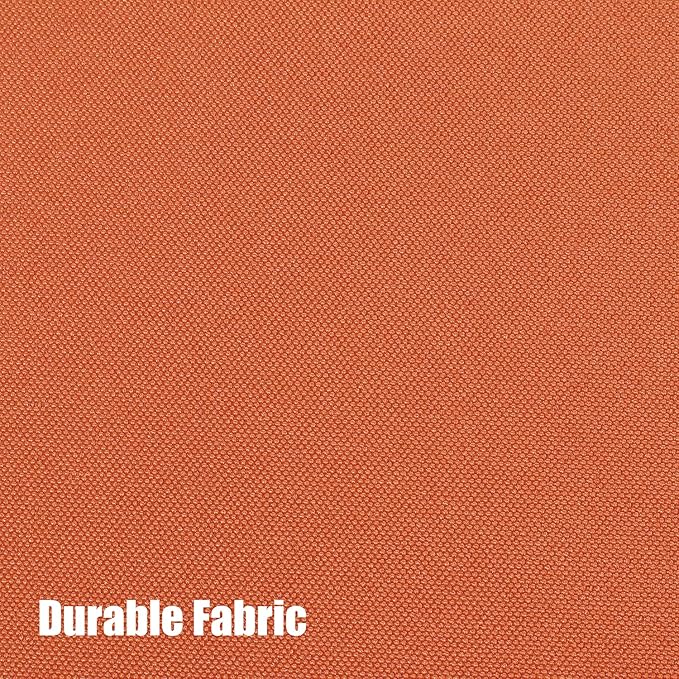 BONZER Outdoor Curtains for Patio Waterproof Thick Privacy Grommet Light Filtering Outside Curtains for Porch Pergola Gazebo Deck, 1 Panel, 54W x 95L inch, Mecca Orange