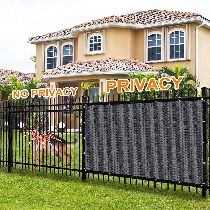 Artpuch 90% Sun Shade Cloth, 12 x 20 FT Pergola Shade Cover Canopy with Grommets, Sun Screen Fabric Tarp for Patio, Outdoor, Garden, Backyard, Dark Grey