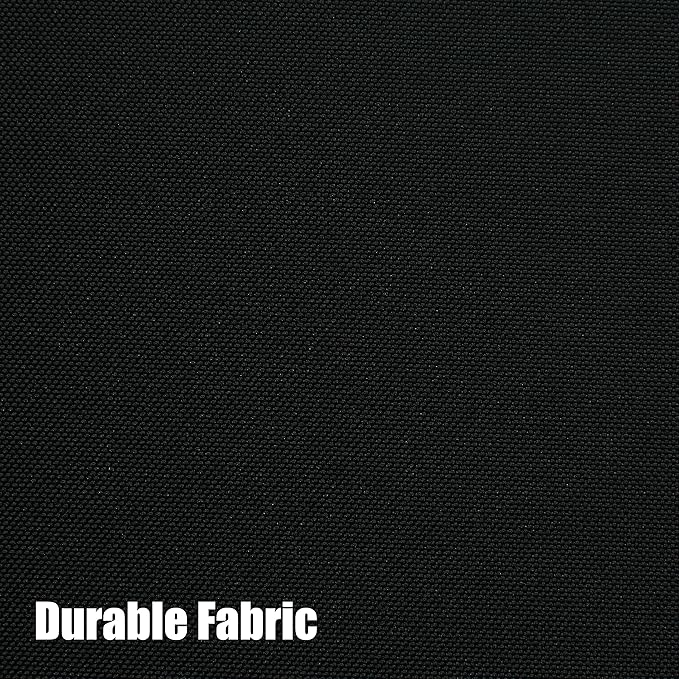 BONZER Waterproof Indoor/Outdoor Curtains for Patio Thick Privacy Grommet Curtains for Bedroom, Living Room, Porch, Pergola, Cabana, 1 Panel, 84W x 84L inch, Black