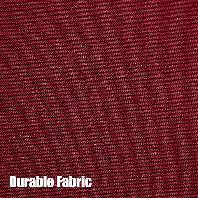BONZER Waterproof Indoor/Outdoor Curtains for Patio Thick Privacy Grommet Curtains for Bedroom, Living Room, Porch, Pergola, Cabana, 1 Panel, 84W x 95L inch, Red
